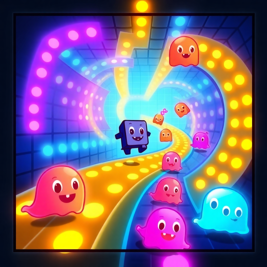 Pixel Maze Chase
